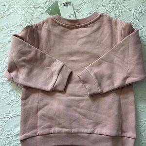H&M Soft Blush Crew Neck Sweater girls 3/4T nWT